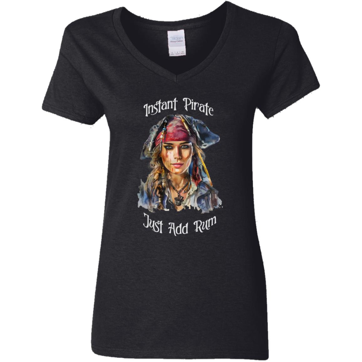 Ladies' Instant Pirate V-Neck T-Shirt