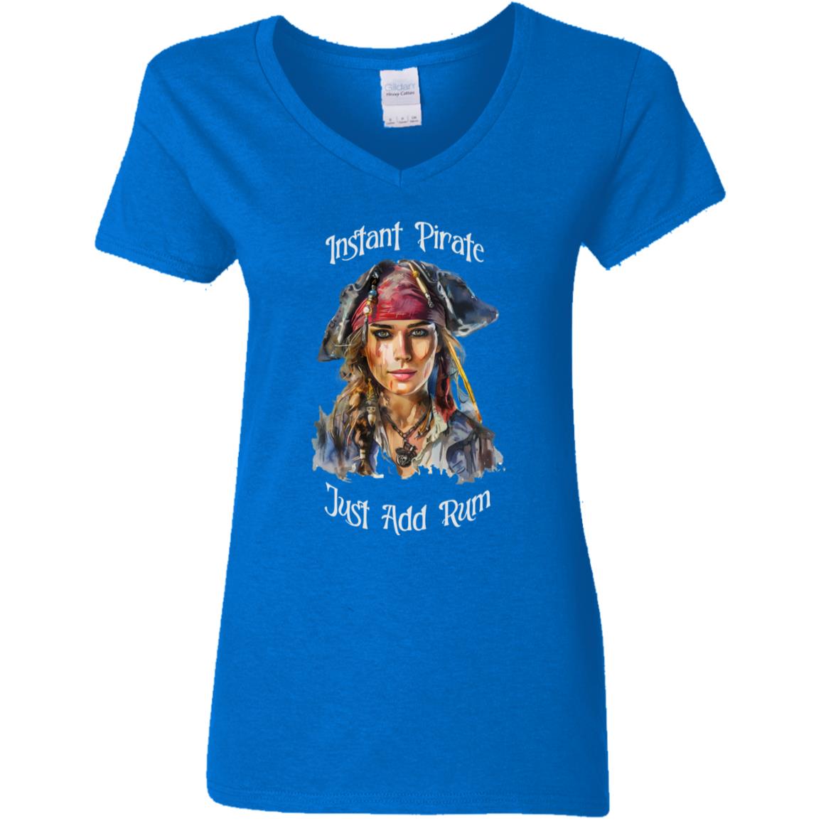 Ladies' Instant Pirate V-Neck T-Shirt