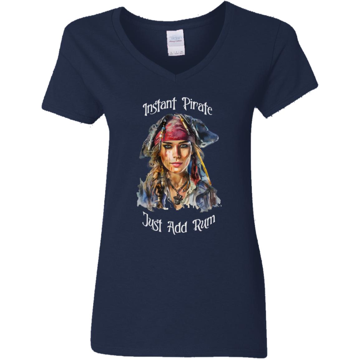 Ladies' Instant Pirate V-Neck T-Shirt