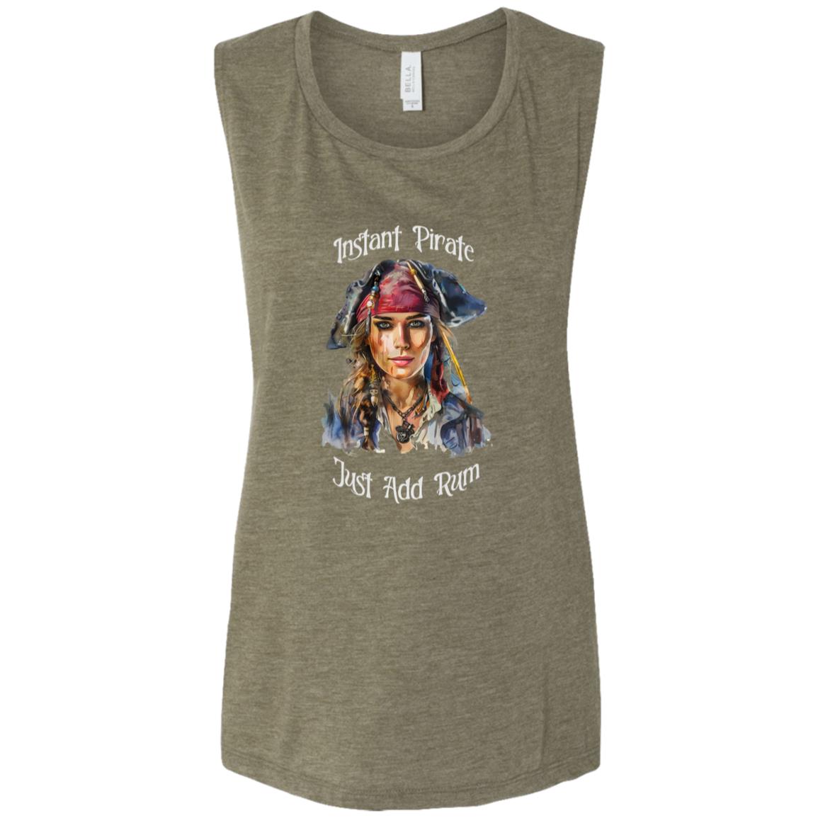 Ladies' Instant Pirate Flowy Muscle Tank