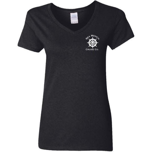 Ladies' Instant Pirate/Logo  V-Neck T-Shirt