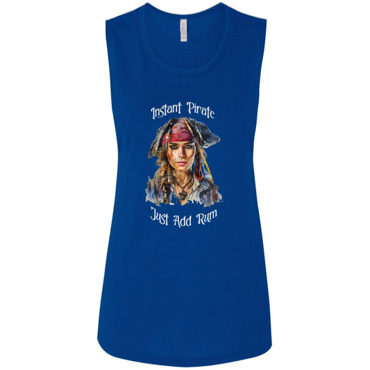 Ladies' Instant Pirate Flowy Muscle Tank